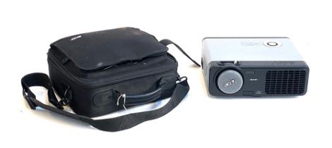 An Acer PD116P projector, with carry case