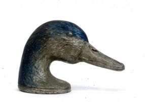 A Kirby, Beard & Co. 'Ducky' bottle opener in the form of a mallard's head, 13cm Long