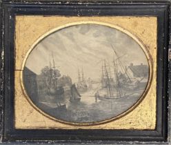 Local interest: James Fittler after F. Bowles, A 19th century engraving, 'View of Weymouth Harbour',