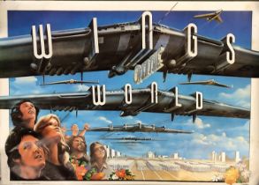 Philip Castle (1942-) 'Wings Over the World' poster, signed by the artist, together with a signed