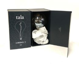 Two smaller Tala Voronoi II LED oversized pendant bulbs, new in boxes, approx. 29cmL each, rrp. £