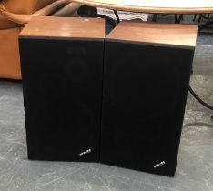 A pair of Pioneer HPM-100 speakers, 67cmH, af