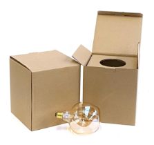 Two new boxed oversize decorative LED lightbulbs