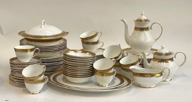 A Royal Grafton 'Regal' pattern part dinner service, approx. 90 pieces, comprising teapot, coffee