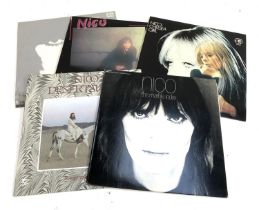 VINYL LPS NICO: five albums including 'The Marble Index' (VG at least) EKS-74029; 'Desertshore'