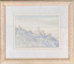 Dorothy Hutton (British 1889-1984), 'Assisi', watercolour on paper, signed and dated '71, bears