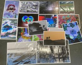 Various inkjet prints, to include Colmers Hill, floral prints, landscapes etc