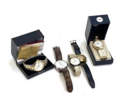 A collection of wristwatch to include Arvia 17 jewel incabloc; Sekonda; Accurist; Hugo Boss etc