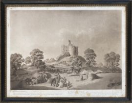 Francis Jukes after R. Paddy, 'Dudley Castle/Le Chateau de Dudley', 18th century mezzotint c.1793,