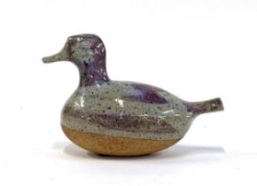 A studio pottery duck, 14cmH