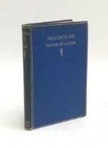 SIGNED BOOK: 'Pigeon Pie', Walter de la MARE (2nd imp.) Please note: NOT signed by the author but by