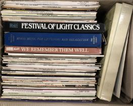 A mixed lot of vinyl LPs to include various classical, musical and compilation records, some 60s,