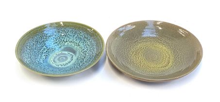 Two 'Pure' by Pascale Naessens for Serax glazed earthenware serving bowls, 35cmD and 31cmD
