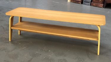 A mid century style coffee table, 119cmW