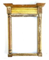 A 19th century gilt small pier mirror frame, 52x39cm