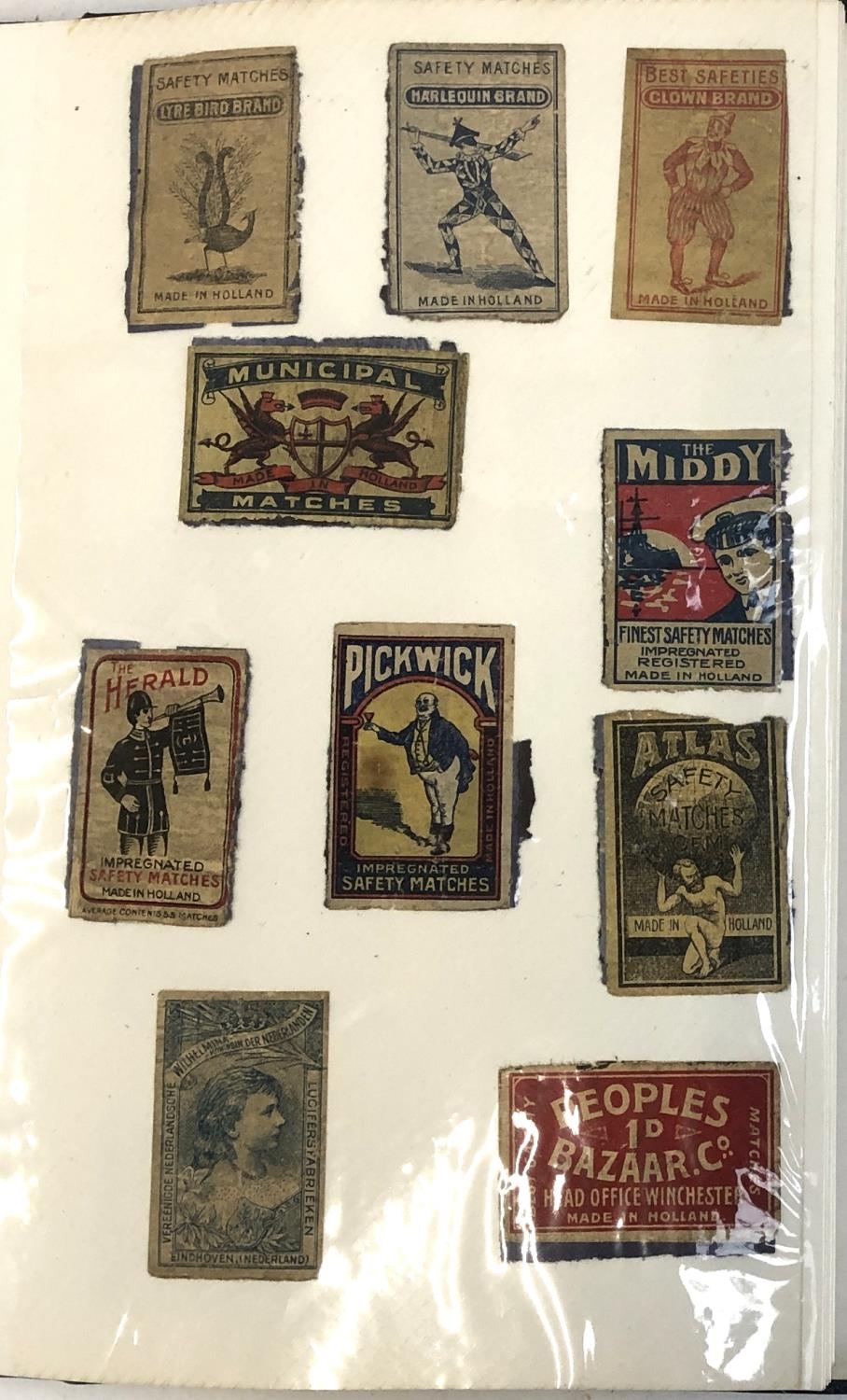 An album containing a quantity of early 20th century matchbox covers to include Bryant & May, - Image 3 of 5