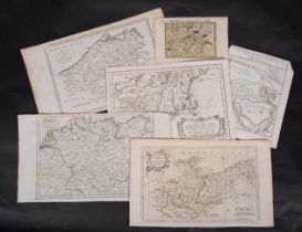 Maps: United States, China, and Europe: a group of six maps. comprises: United States: BELLIN,