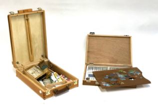 Two artist's paint boxes, to include Winsor & Newton