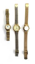 Three ladies watches: A Seiko 1N00-0BV0; Rotary LB03497; and a Sekonda N4888 (3)