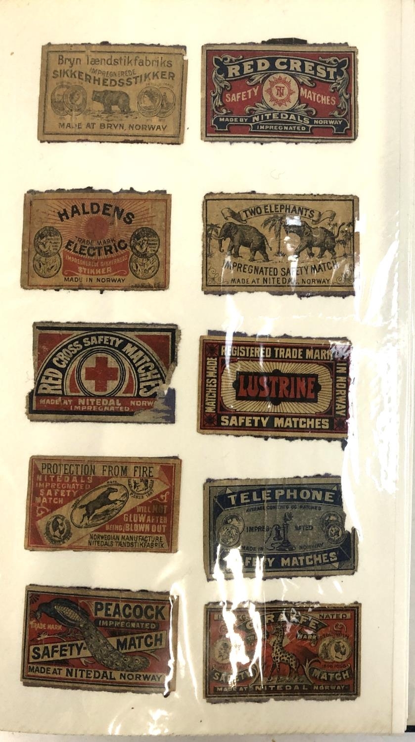 An album containing a quantity of early 20th century matchbox covers to include Bryant & May, - Image 4 of 5