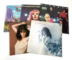 VINYL LPS: Patti SMITH (2); BLONDIE; Peter FRAMPTON, LITTLE FEAT. (5 in all). All VG.