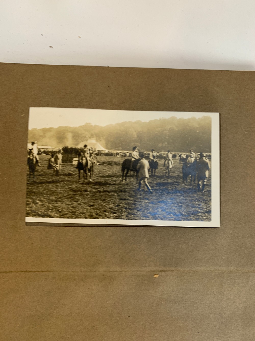 A small photograph album containing 20 photographs. c.1930, mainly equestrian interest, to include - Image 12 of 12