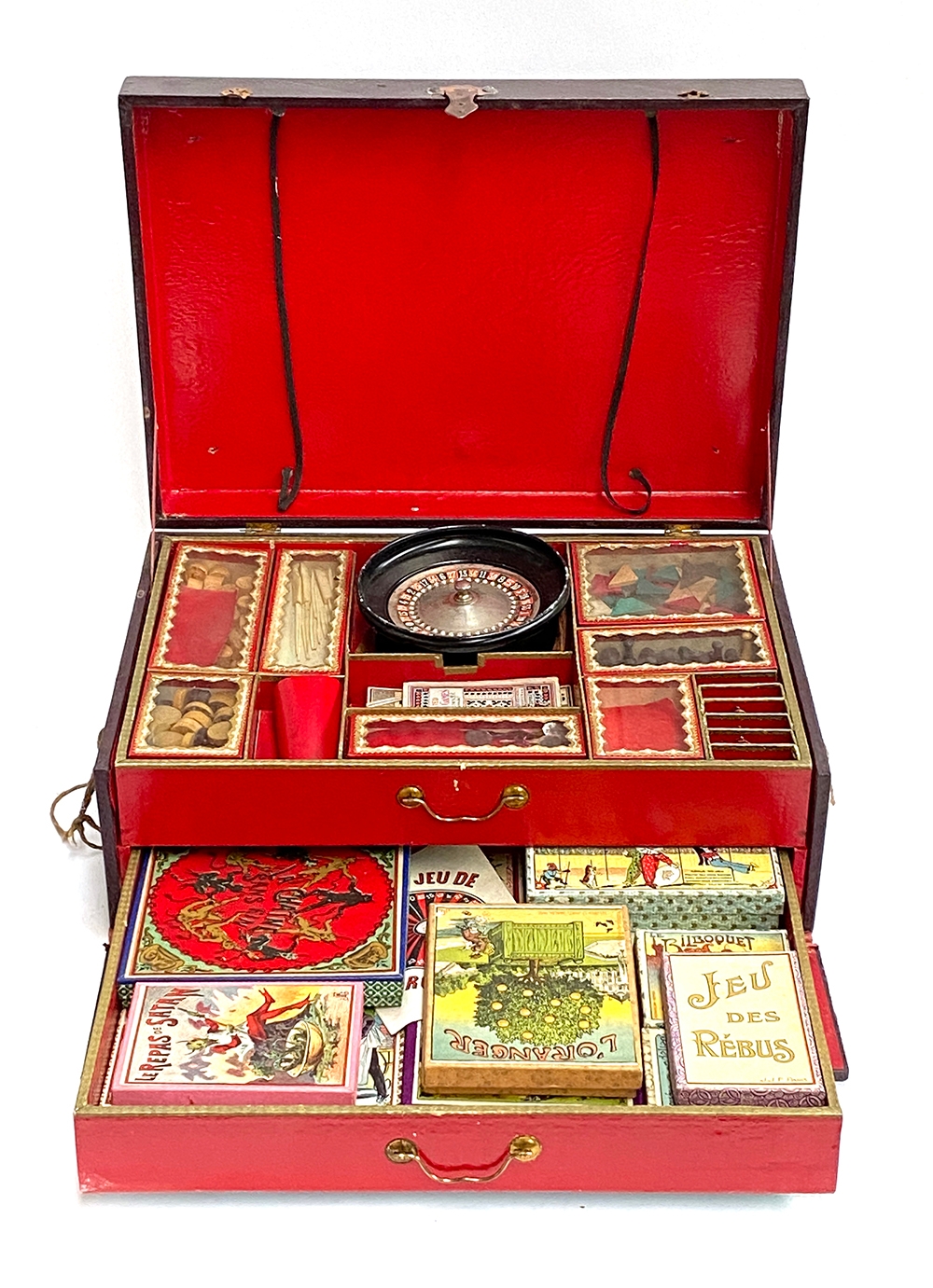 A French 'Jeux' games compendium, box af, 41cmW - Image 2 of 5