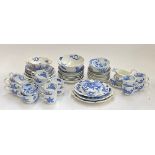 A collection of mainly Grainger & Co. Worcester 'Blue Dragon' pattern, approx. 52 pieces, comprising