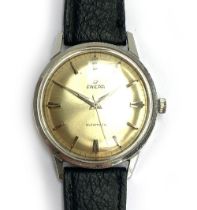 An Enicar stainless steel automatic gent's watch, 35mm diameter