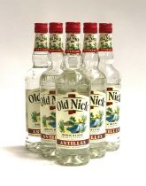 Old Nick Caribbean white rum, 40%/70cl (7 bottles)