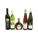 Five bottles of white wine: Gunilla von Bismarck Chardonnay superior 12.5%/75cl; Carl Sittmann