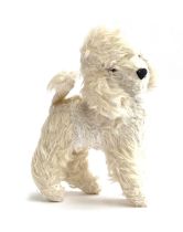 A vintage Poodle stuffed toy, 22cmH