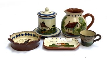 A small lot of Torquay pottery