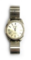 A Seiko Seahorse stainless steel automatic gent's watch, with date aperture, Diashock 17J