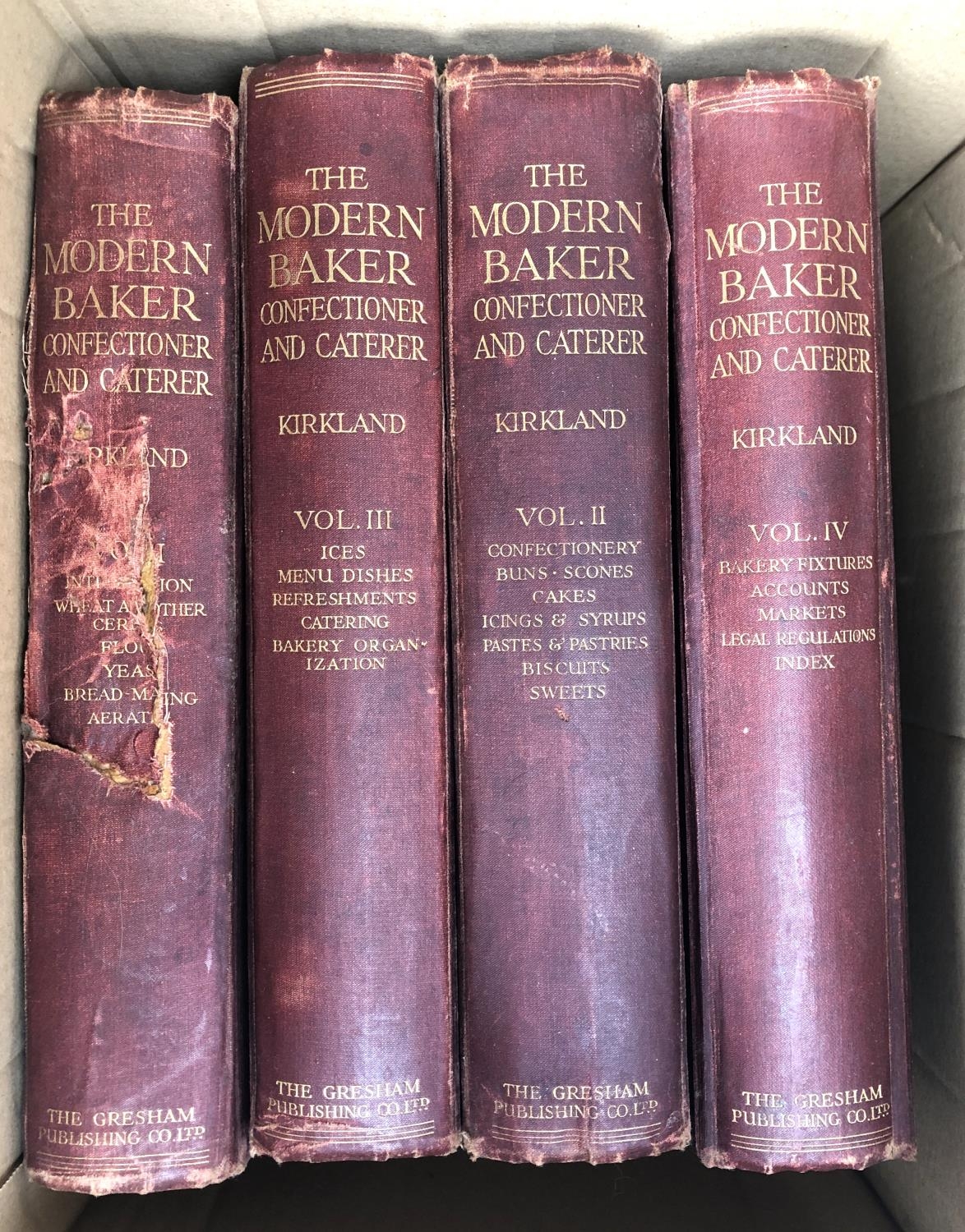 COOKERY BOOKS. KIRKLAND, J., 'The Modern Baker, Confectioner and Caterer', new and revised ed. in