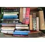 A misc selection of books to include autobiographical, sports, travel, nature; approx 30