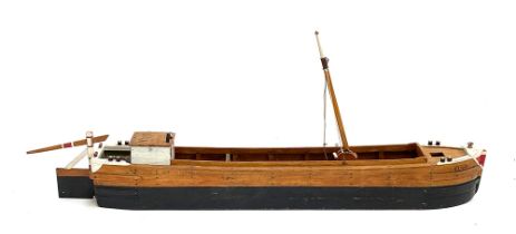 A scratch built model of a French tug boat, 86cmW