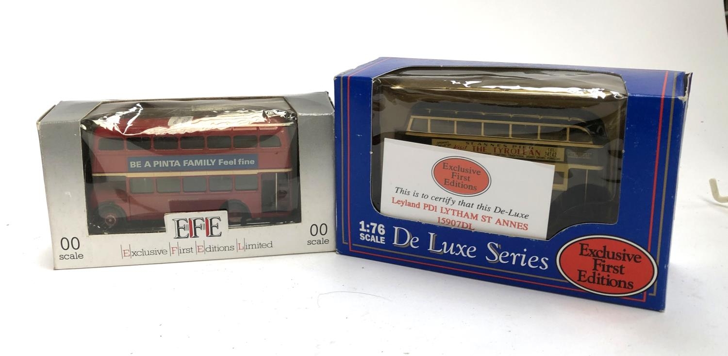 Thirteen Exclusive First Editions 1:76 scale double and single decker buses, all boxed, to include - Image 3 of 4