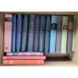 FOLIO SOCIETY BOOKS: a box of largely 19th C. novels. Most in excellent condition but,