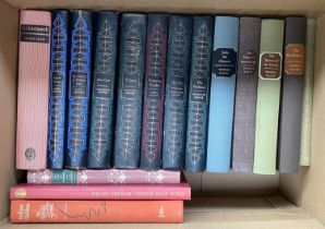FOLIO SOCIETY BOOKS: a box of largely 19th C. novels. Most in excellent condition but,
