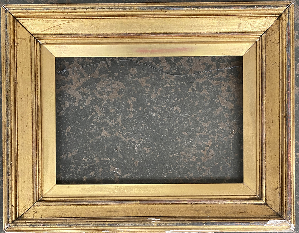 A small 19th century gilt picture frame, rebate 33.5x23.5cm, overall 48x38cm
