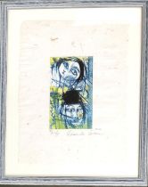 Eduardo Guerra (b.1967), coloured etching, signed, numbered 38/70, dated 2010, approx 32x23.5cm