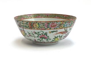 A 19th century Chinese famille rose porcelain bowl, 21cmD