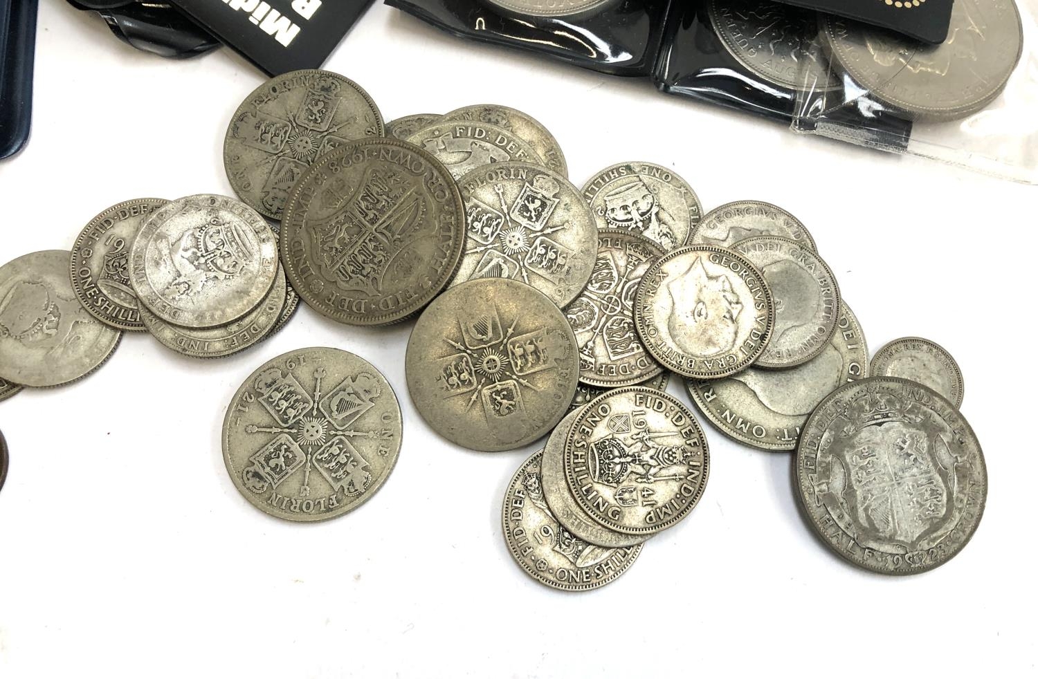 A quantity of mainly British coins to include pre 1947 silver (approx. 212g), Festival of Britain - Image 2 of 2