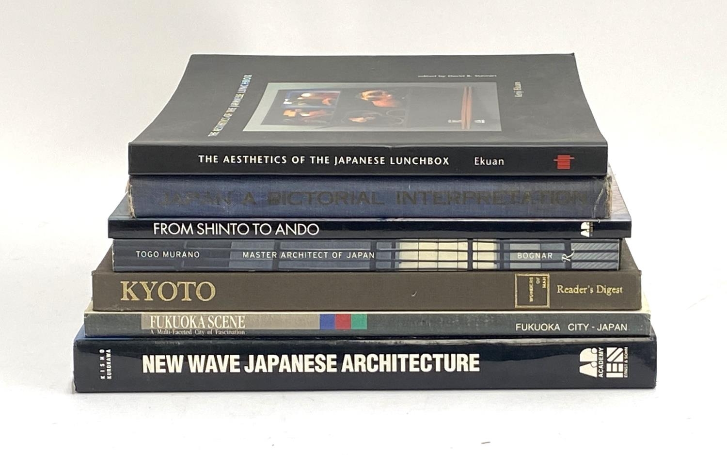 JAPANESE ARCHITECTURE BOOKS (mainly). To include, KUROKAWA, 'New Wave Japanese Architecture',