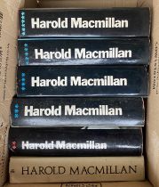 BOOKS, HAROLD MACMILLAN MEMOIRS, COMPLETE. Six volumes of Harold MACMILLAN'S 'Memoirs'. All 1st