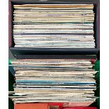 A quantity of vinyl LPs and 45s, to include Donny & Marie Osmond etc, in three boxes