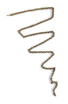 A 9ct gold belcher chain (af), 1.5g