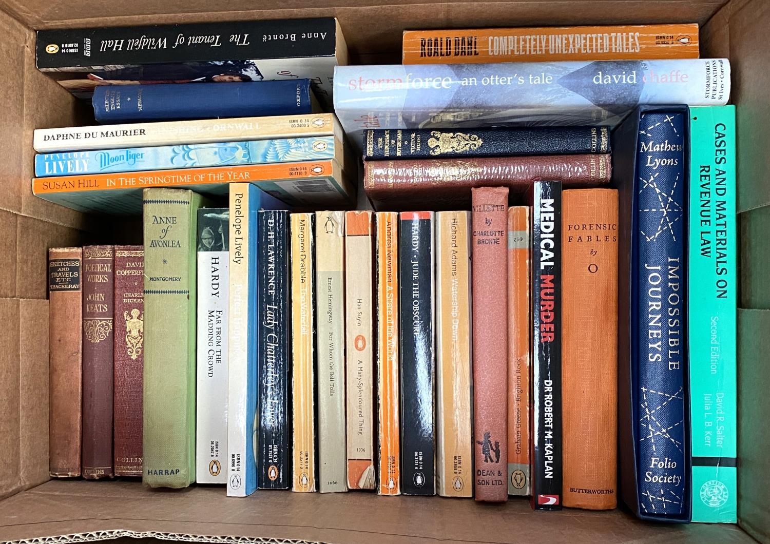 BOOKS: a miscellany. Very nice, clean collection. c. 25 to include some Penguins, a Folio Society,