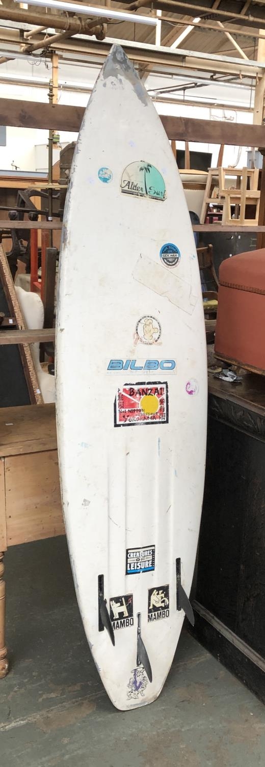 A fibreglass surfboard (af), 210cmL - Image 2 of 2